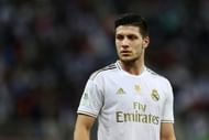 Luka Jovic was almost totally anonymous against Atletico Madrid